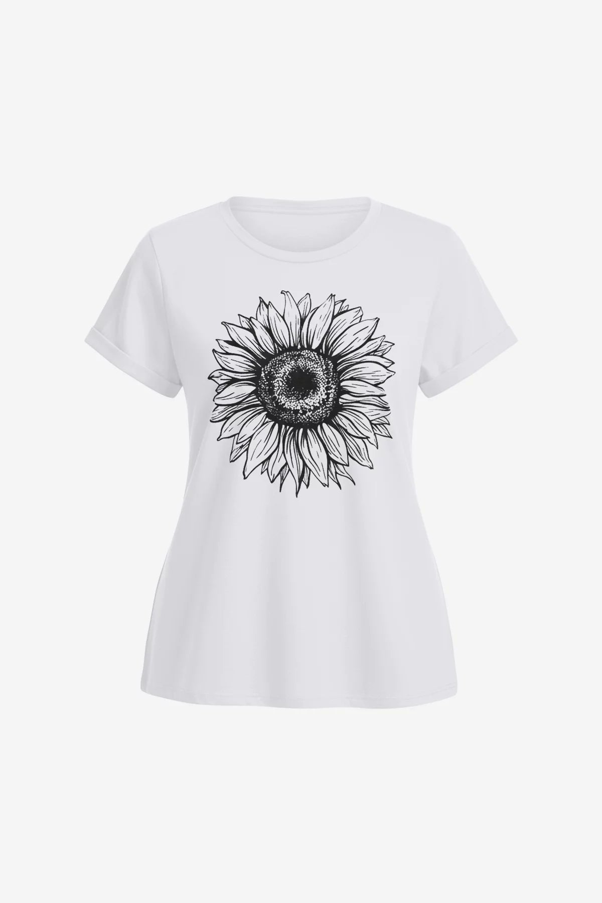 Women's White T Shirts Short Sleeve | CicyBell
