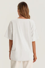 Womens White Oversized T Shirts | CicyBell