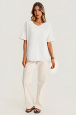 Womens White Oversized T Shirts | CicyBell