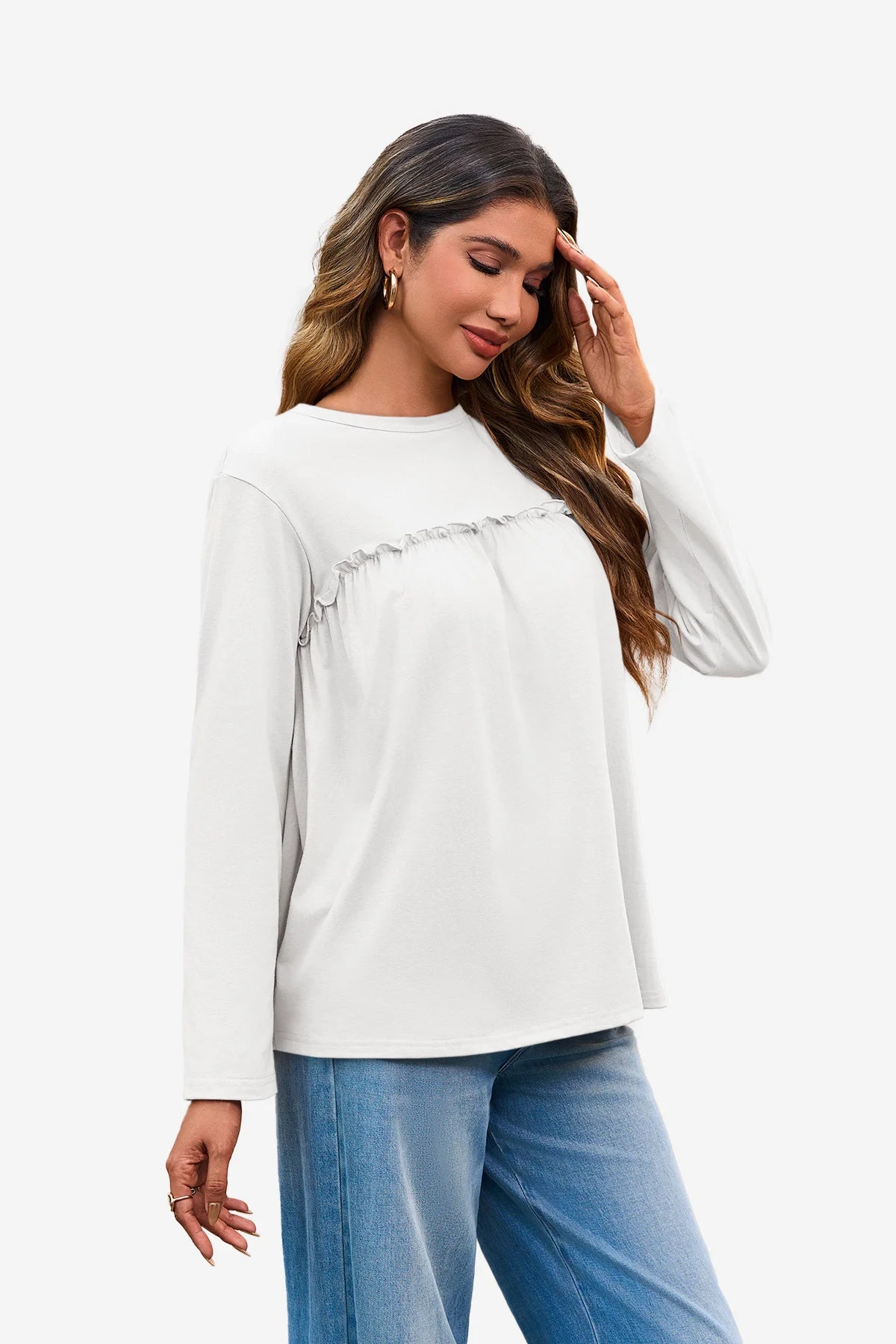 Cicy Bell Women's Babydoll Tunic Top1