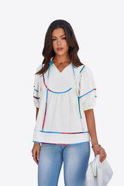 Womens White Summer Babydoll Tops | CicyBell