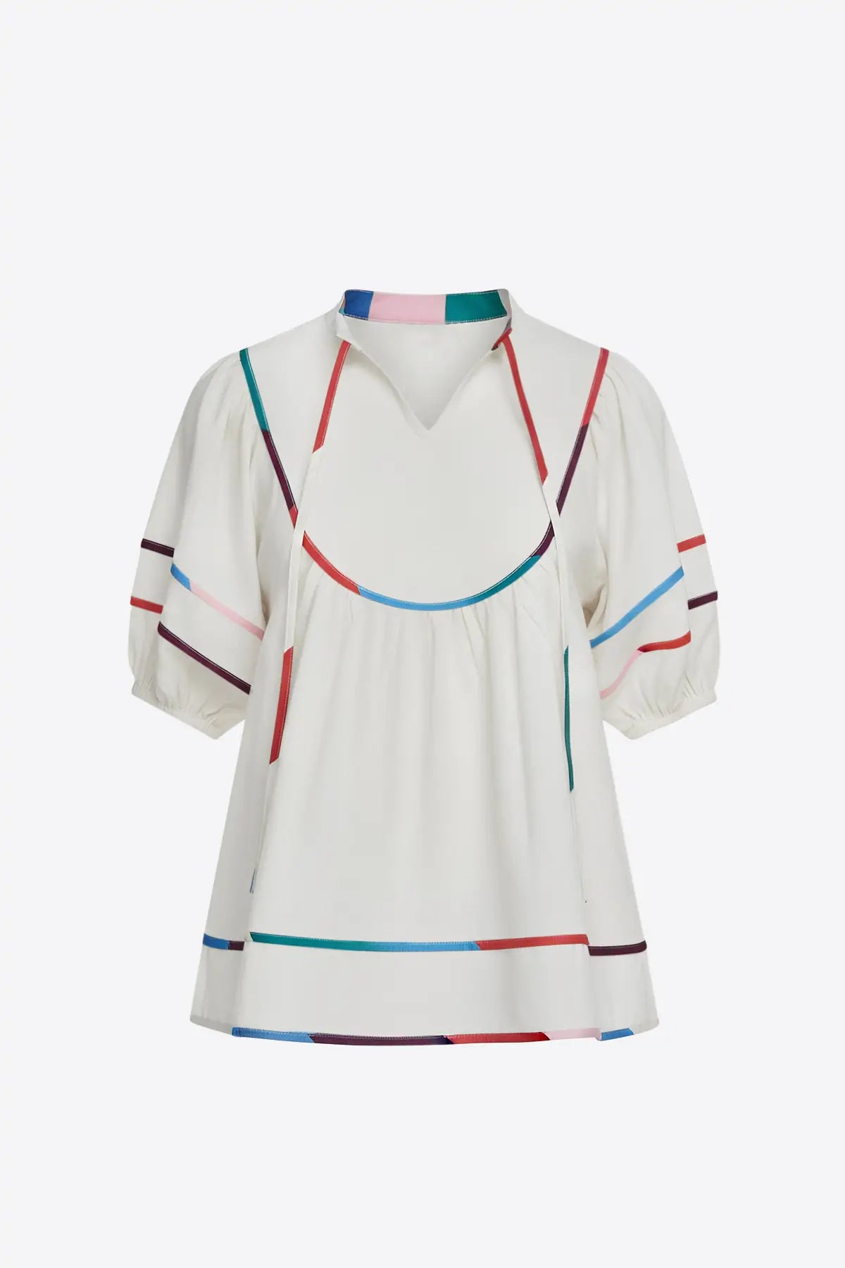 Womens White Summer Babydoll Tops | CicyBell