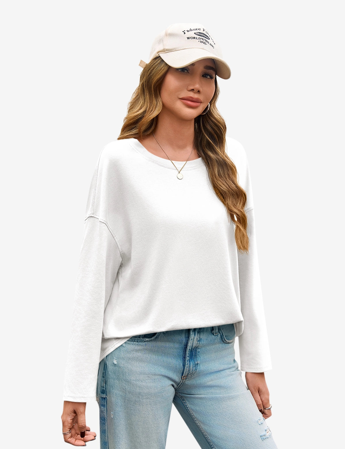 Cicy Bell Women's Oversized Long Sleeve T-Shirt1