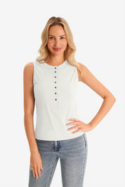 Cicy Bell Women's Henley Tank Top1