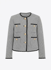 Womens White&black Cropped Jackets | CicyBell