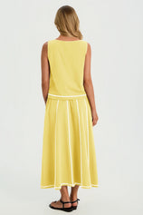 Womens Yellow Summer 2 Piece Outfits | CicyBell