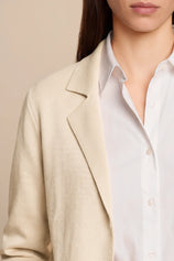 Womens Apricot Long Sleeve Sweater Blazer | CicyBell