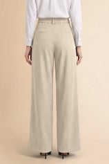Womens Apricot Wide Leg Dressy Pants | CicyBell
