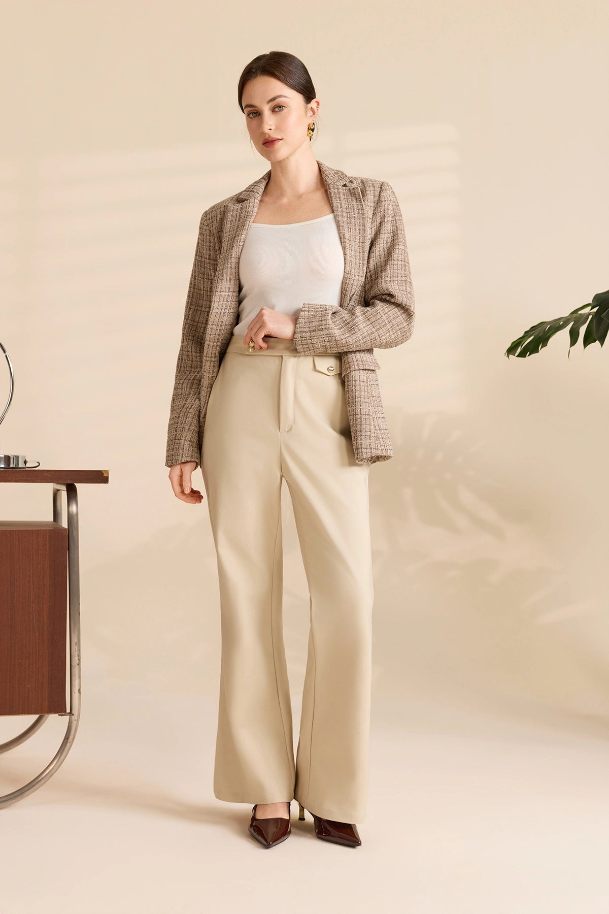 CicyBell-Women-Apricot-Pants-N5Z097_2.webp