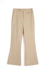 Womens Apricot Flared Dress Pants | CicyBell