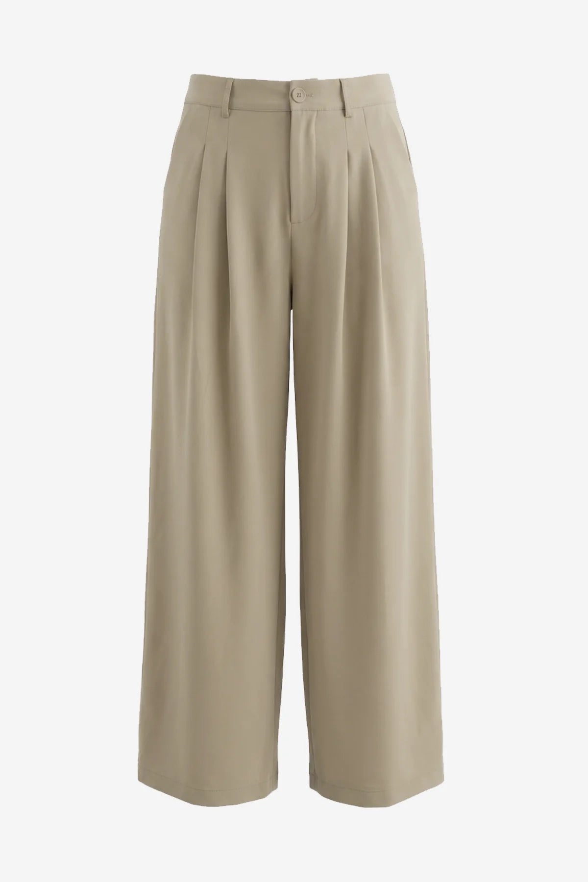 Womens Apricot Business Wide Leg Dress Pants | CicyBell