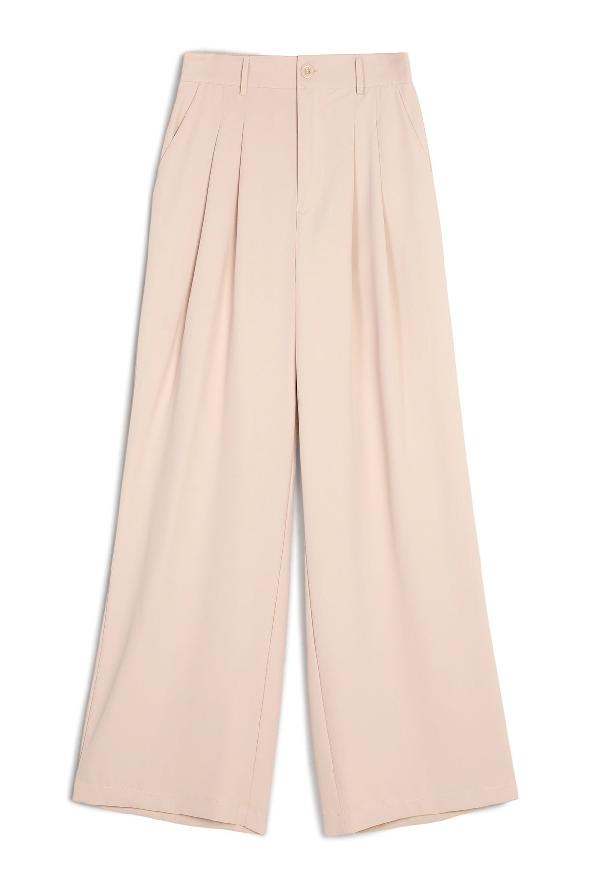Womens Apricot Business Wide Leg Dress Pants | CicyBell