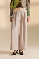 Womens Apricot Business Wide Leg Dress Pants | CicyBell