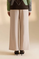 Womens Apricot Business Wide Leg Dress Pants | CicyBell