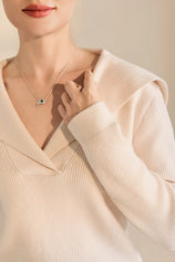 Womens Apricot Lapel Collar Pullover Sweaters | CicyBell