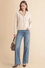 Womens Apricot Chunky Cardigan Sweaters | CicyBell