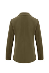 Womens Army Green Casual Work Blazers | CicyBell