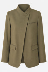 Womens Army Green Professional  Blazer | CicyBell