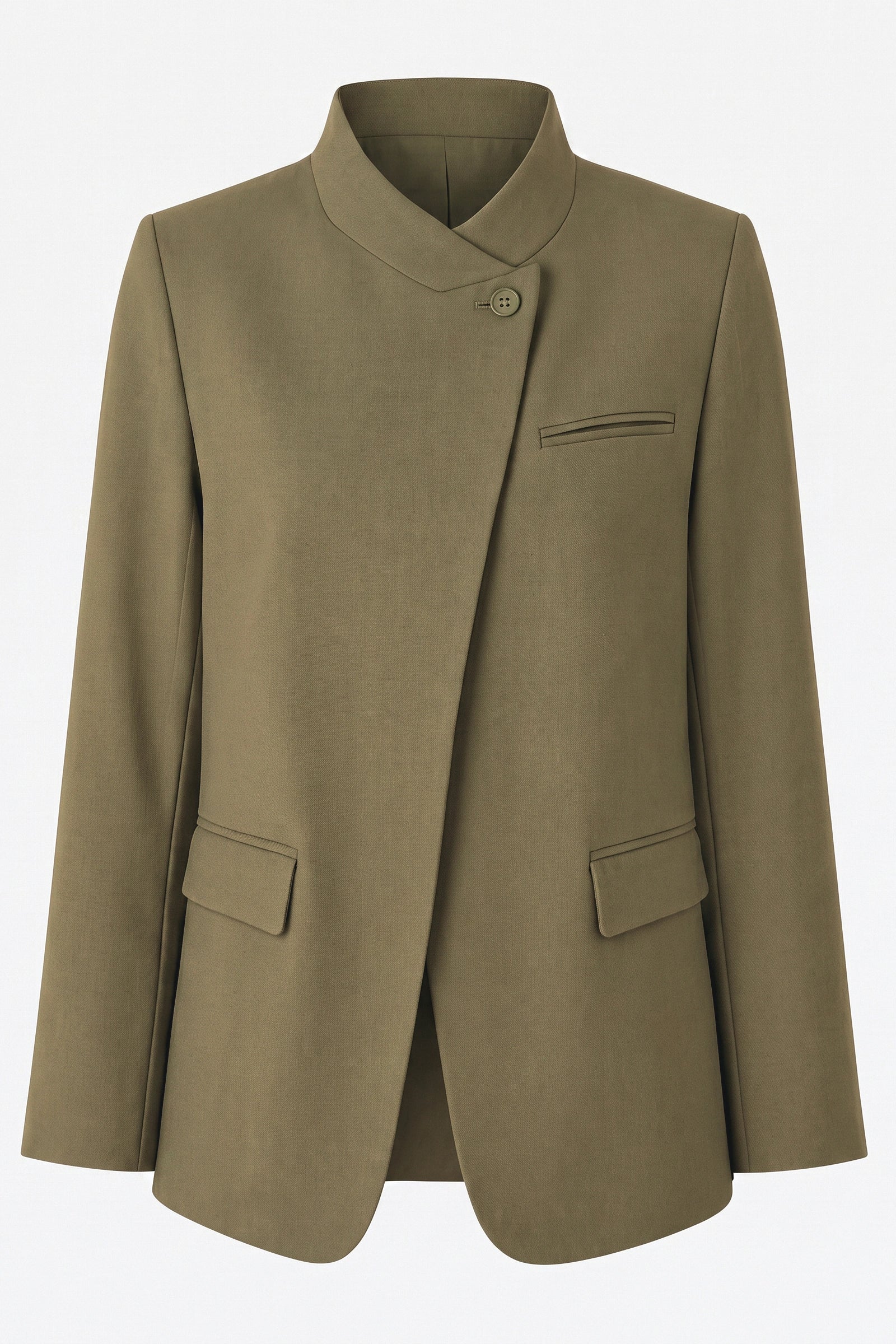 Womens Army Green Professional  Blazer | CicyBell