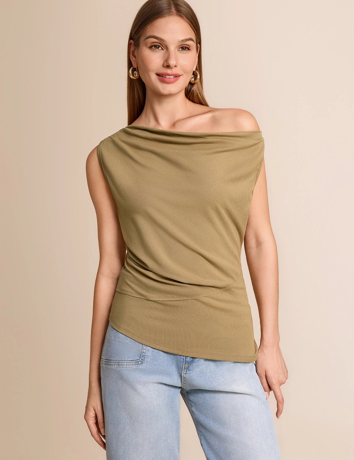 CicyBell-Women-ArmyGreen-CowlNeckTankTops-H5N958_2.webp