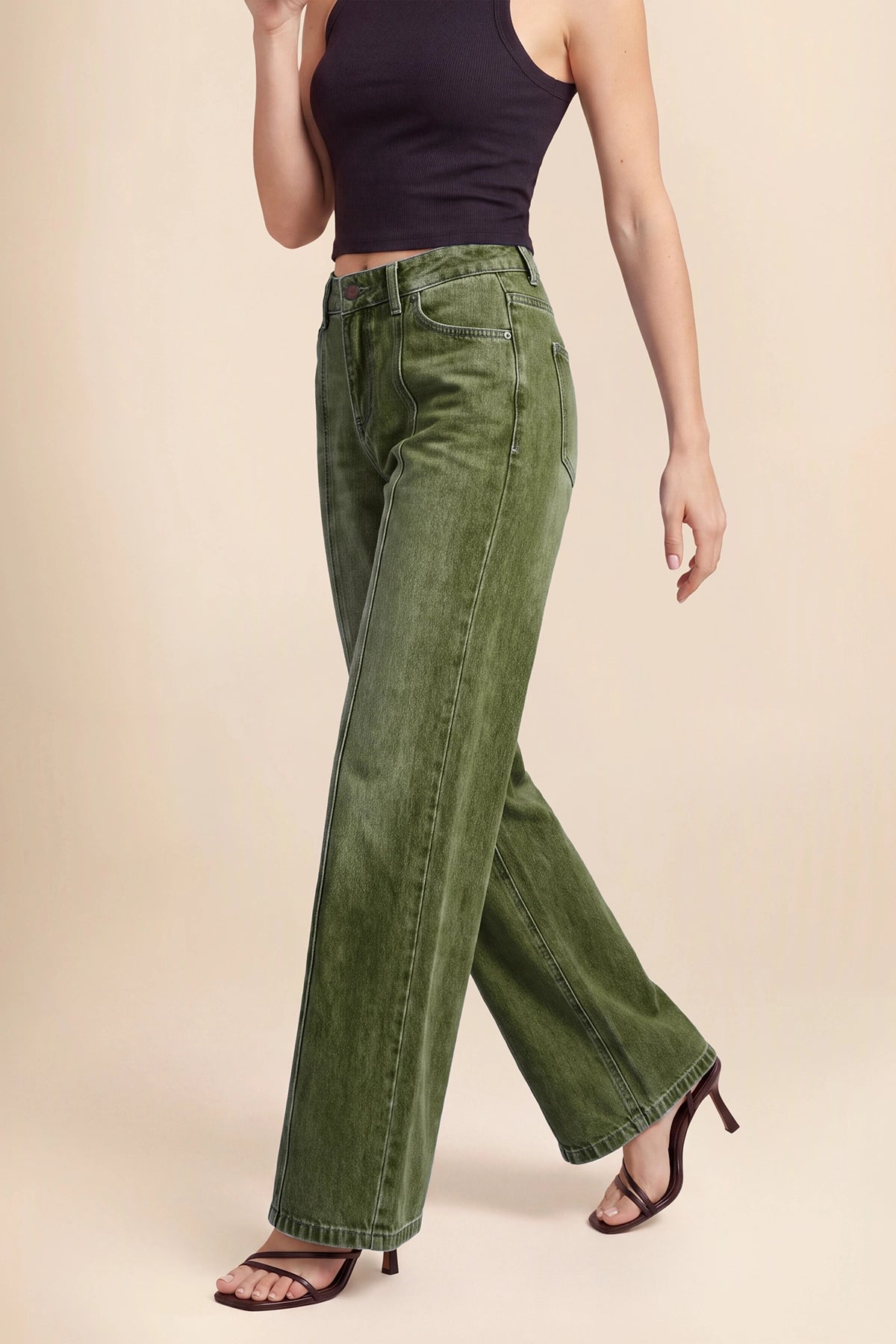 CicyBell-Women-ArmyGreen-Jeans-H5N977_2.webp