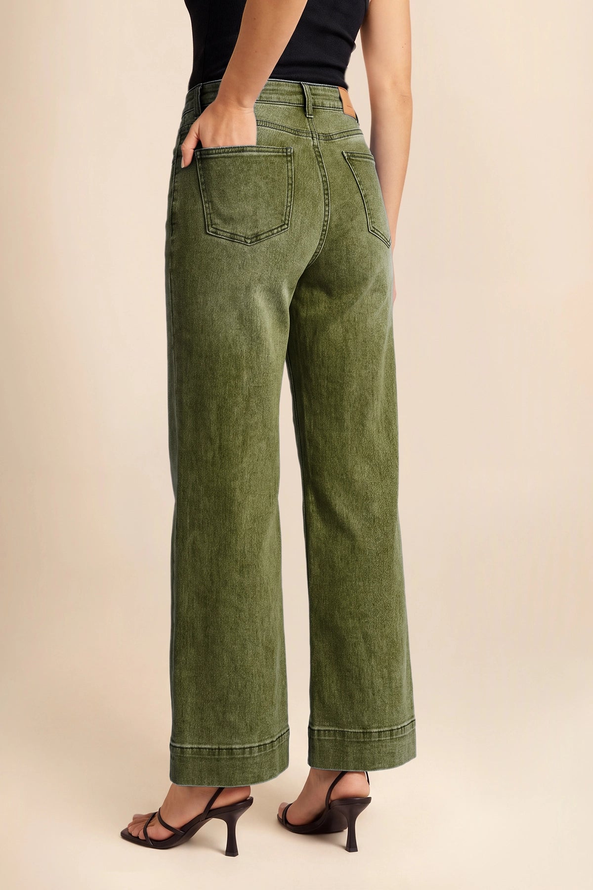 CicyBell-Women-ArmyGreen-Jeans-H5N977_3.webp