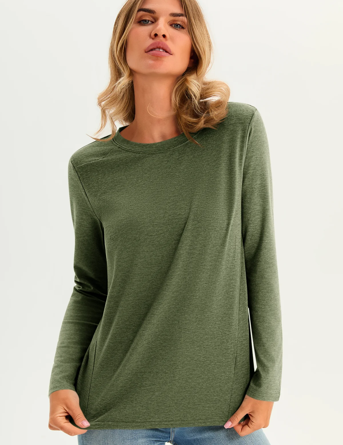 CicyBell-Women-ArmyGreen-Shirts-H9H434_4.webp