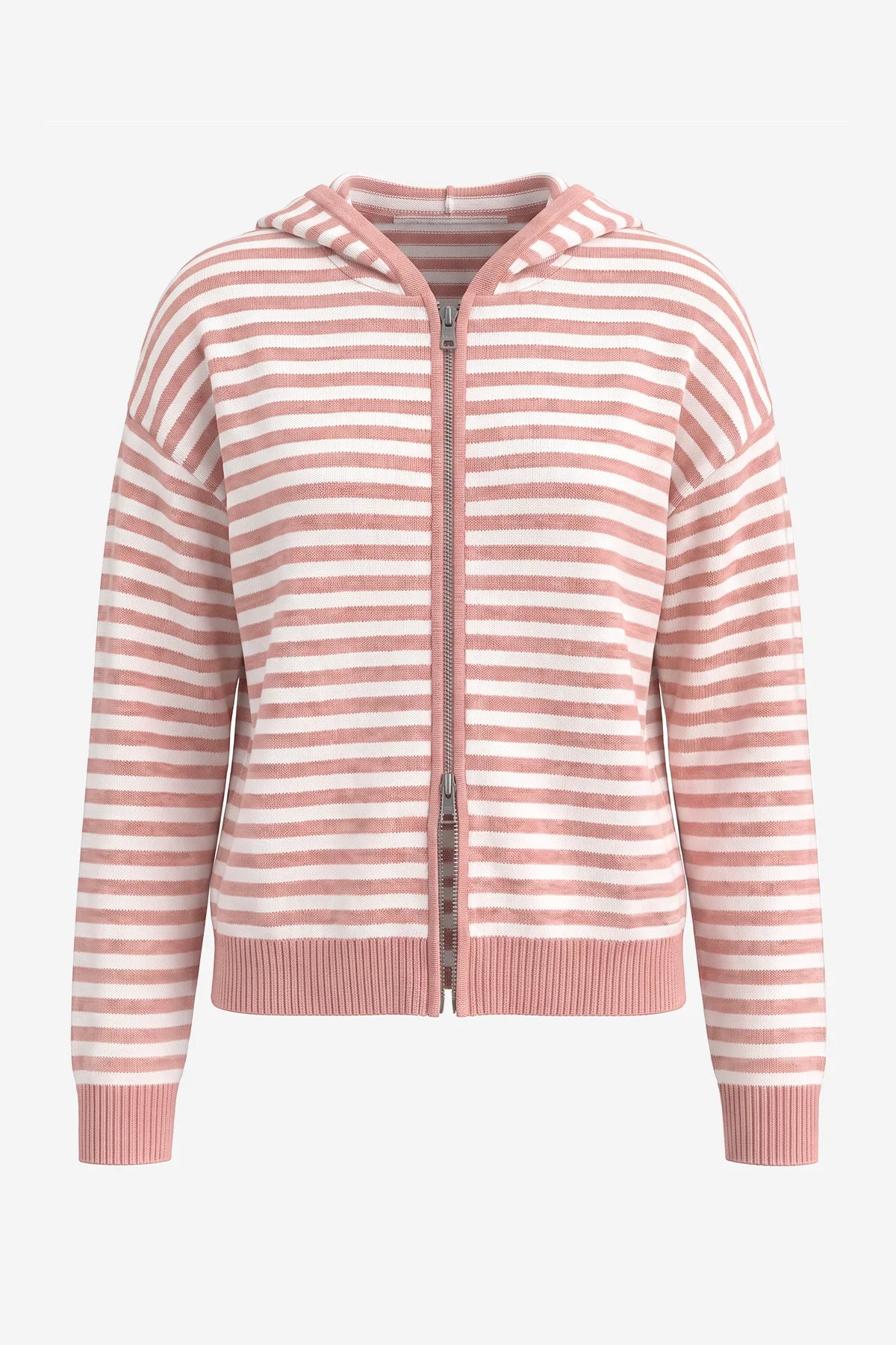Womens Bean Paste Striped Cardigan Sweaters | CicyBell