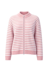 Womens Bean Paste Striped Cardigan Sweaters | CicyBell