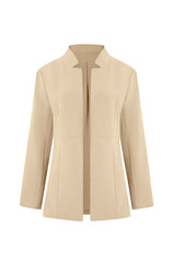 Cicy Bell Womens Beige Business Casual Blazer