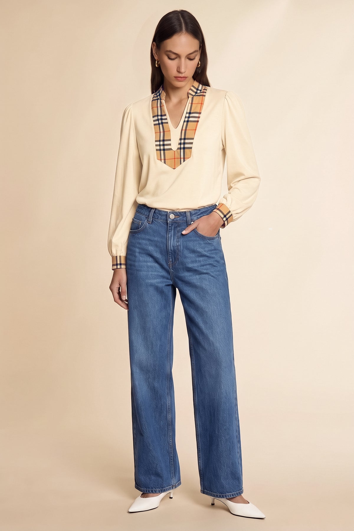 CicyBell-Women-Beige-Blouse-G3P861_4.jpg