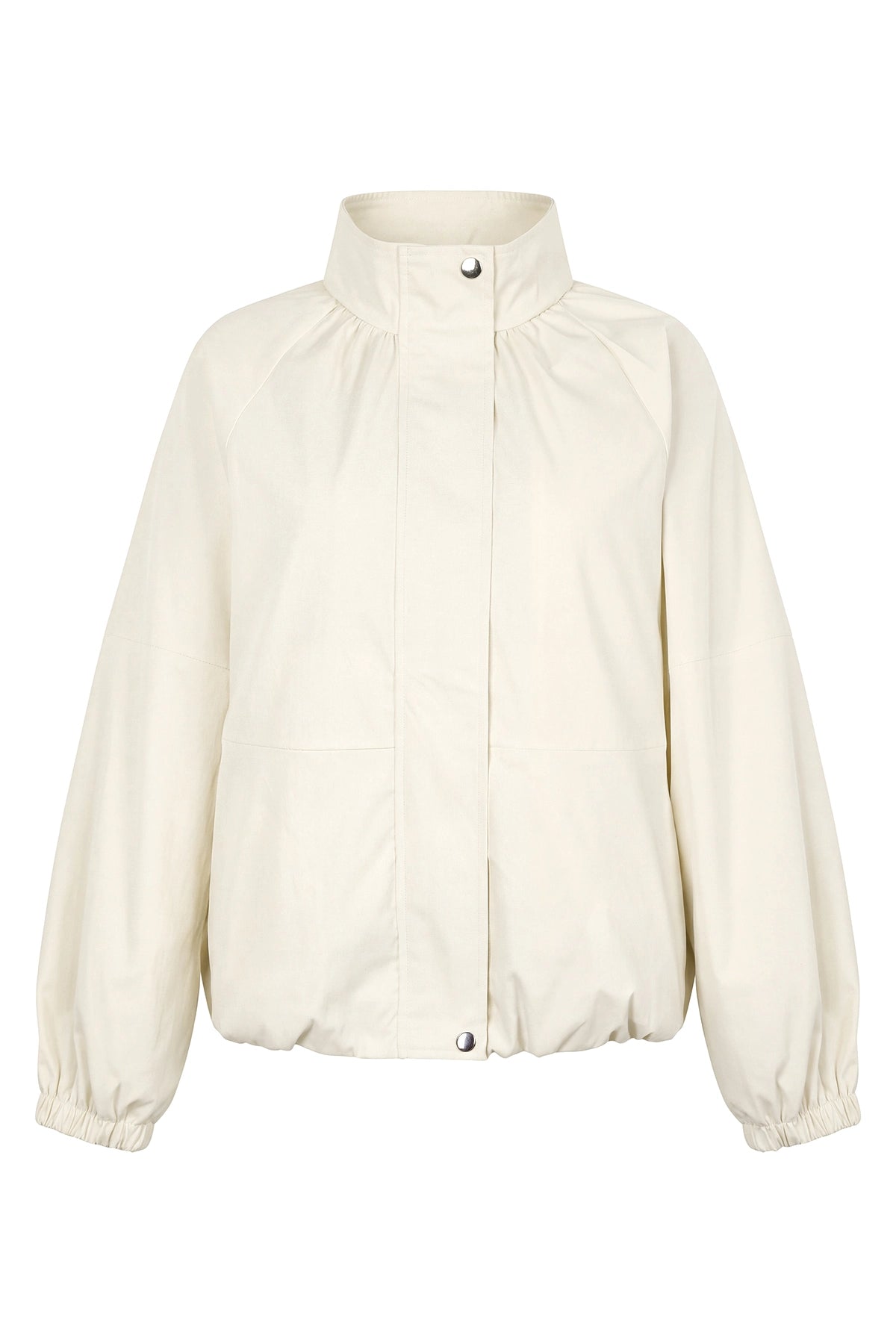 Womens Beige Cropped Bomber Jacket | CicyBell