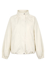 Womens Beige Cropped Bomber Jacket | CicyBell