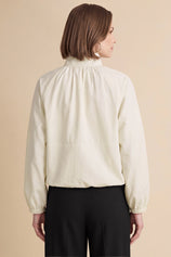 Womens Beige Cropped Bomber Jacket | CicyBell