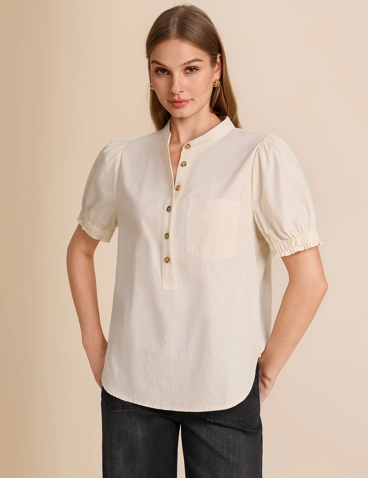 CicyBell-Women-Beige-PuffShortSleeveBlouses-M9J603_4.webp