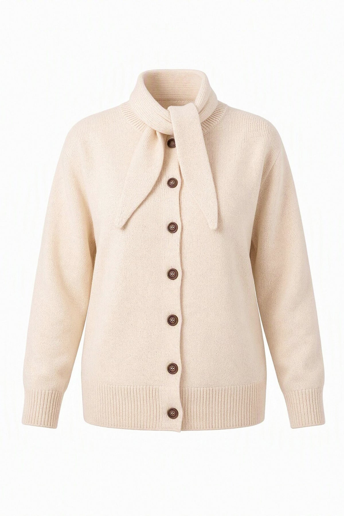 Womens Beige Button Down Cardigans | CicyBell