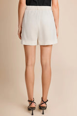 Womens Beige Wide Leg Dressy Shorts | CicyBell