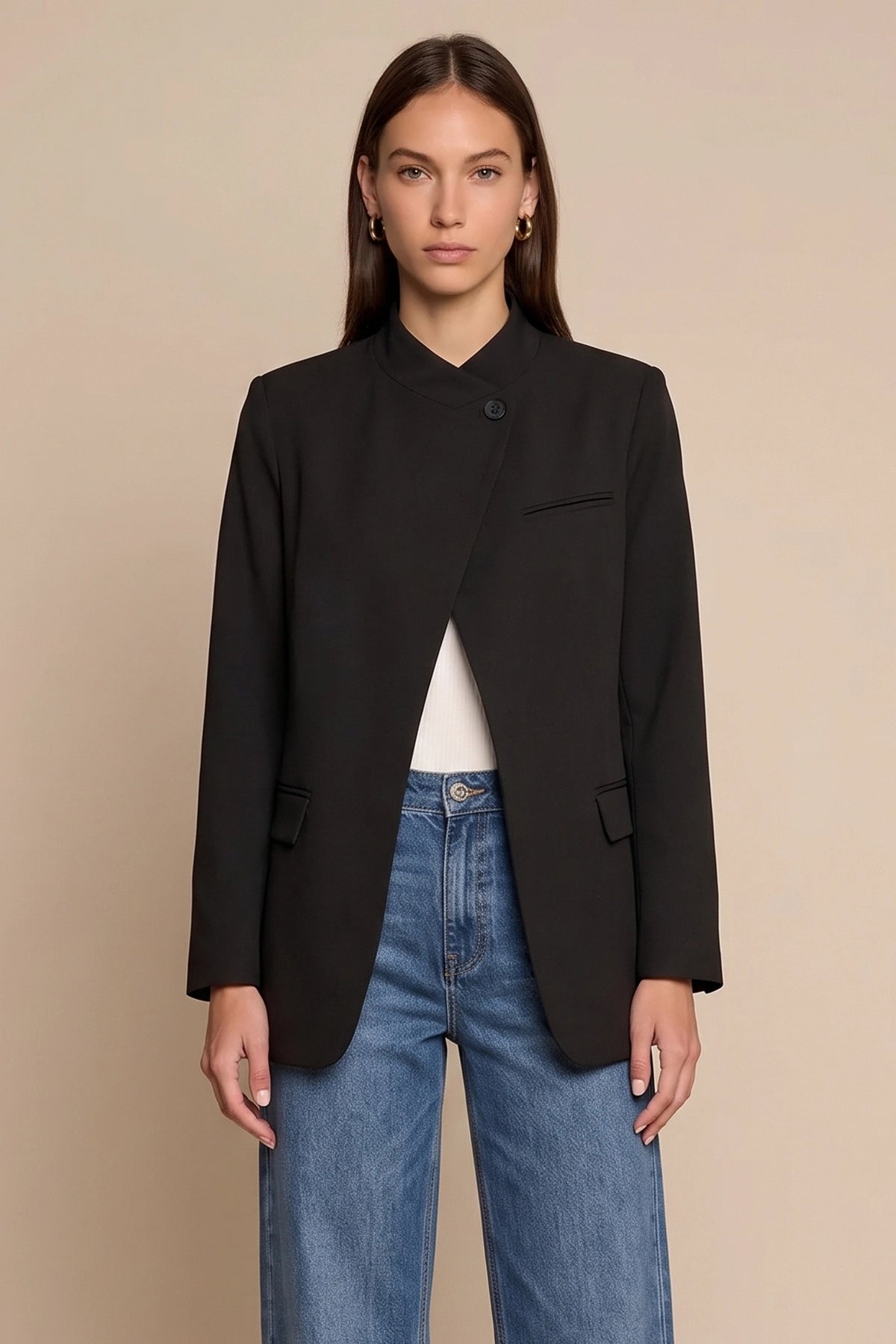 Womens Black Professional  Blazer | CicyBell