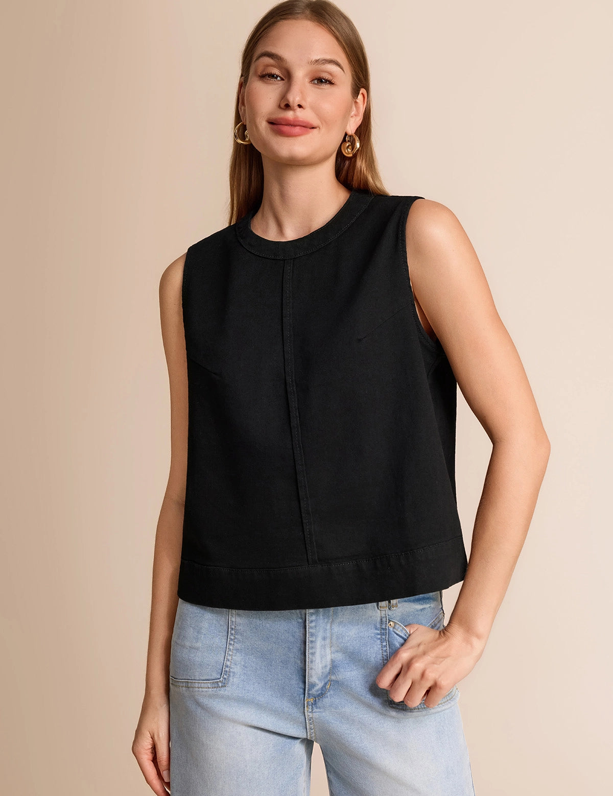 CicyBell-Women-Black-DenimVest-H5N969_1.webp