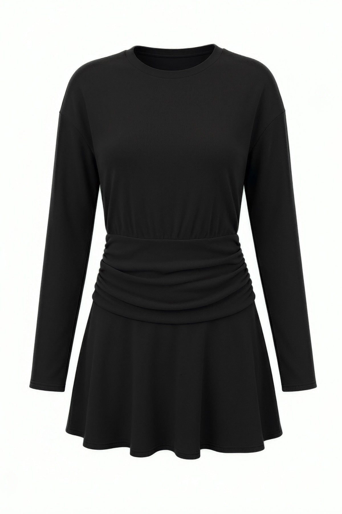 Womens Black A-Line Sweater Dresses | CicyBell