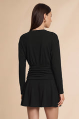 Womens Black A-Line Sweater Dresses | CicyBell