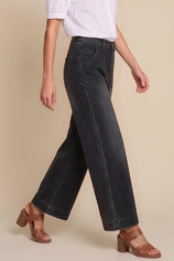 Womens Black Baggy High Waisted Jeans | CicyBell