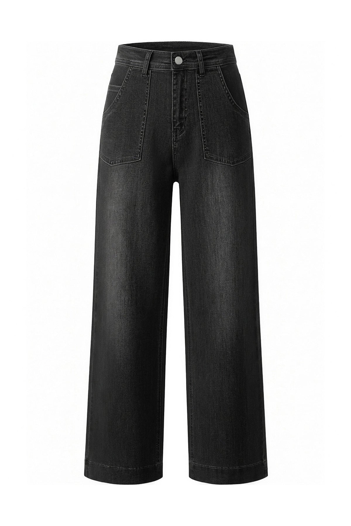 Womens Black Baggy High Waisted Jeans | CicyBell