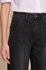 Womens Black Baggy High Waisted Jeans | CicyBell