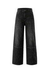 Womens Black High Waisted Bell Bottom Jeans| CicyBell