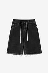 Womens Black High Waisted Denim Shorts | CicyBell