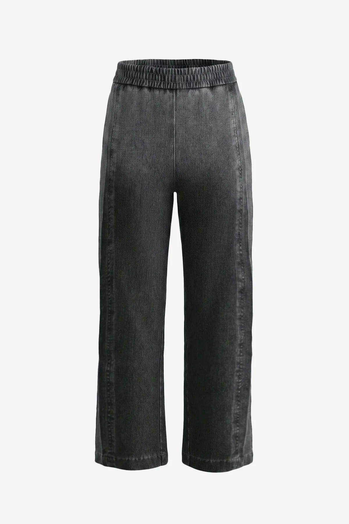 Womens Black Casual Wide Leg Jeans | CicyBell
