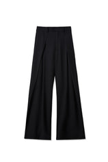 Womens Black Wide Leg Dressy Pants | CicyBell