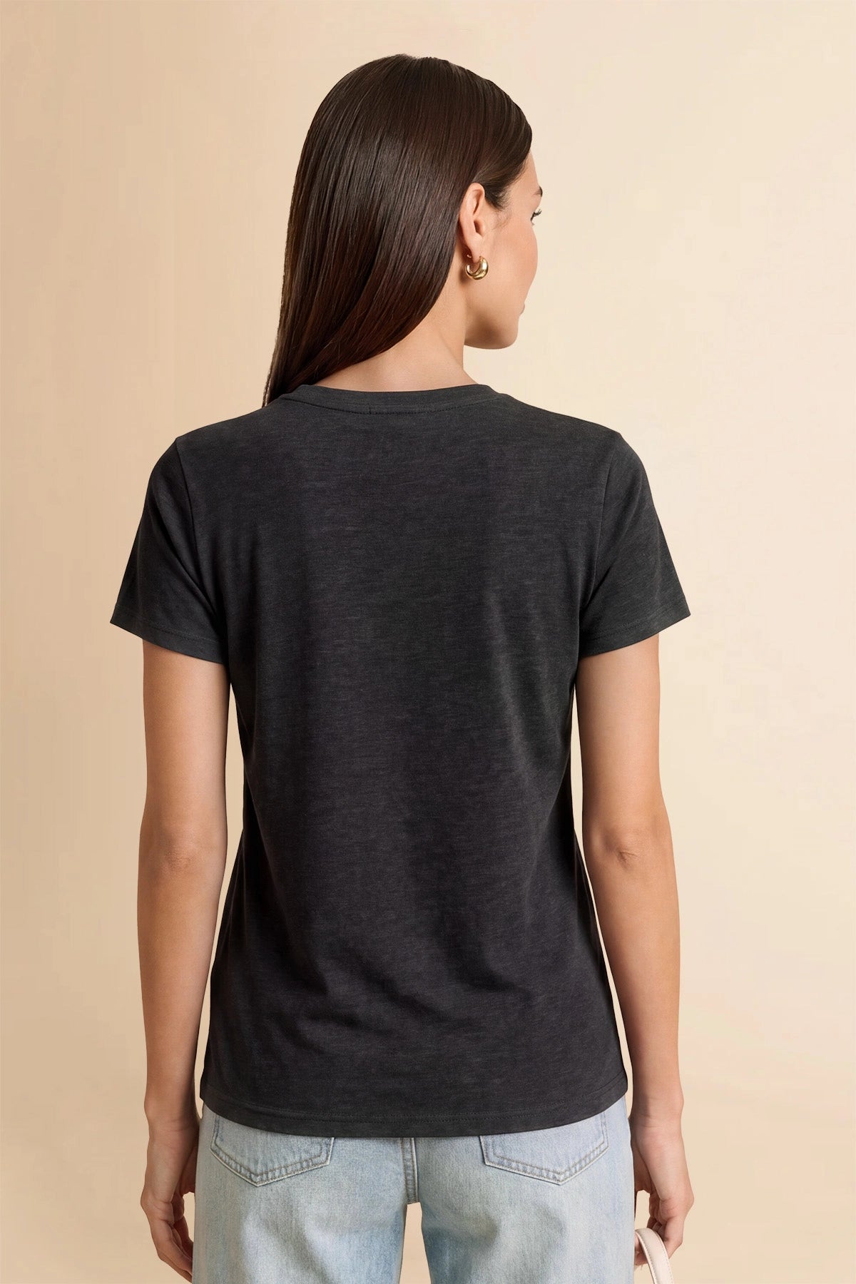 Womens Black Short Sleeve Shirts | CicyBell