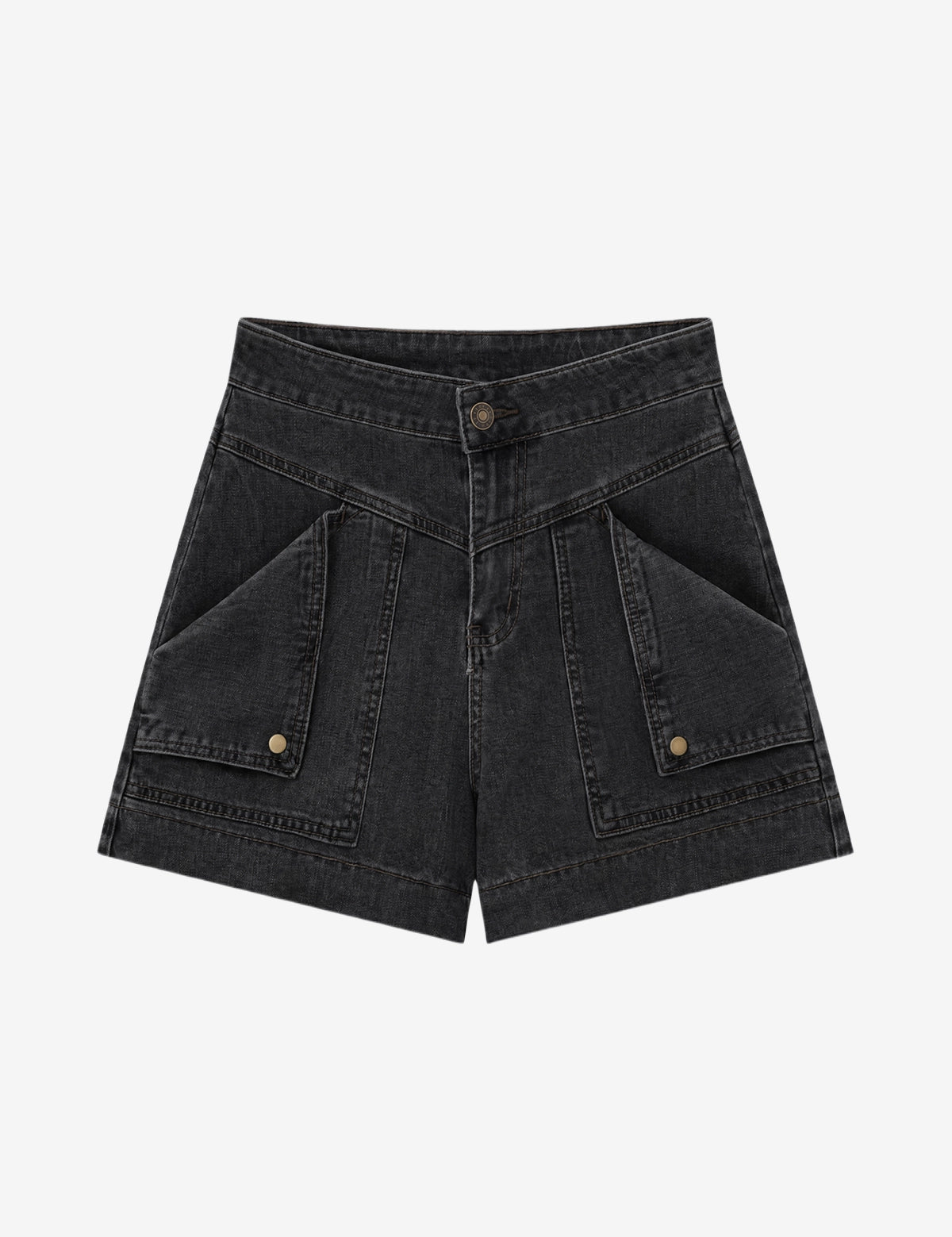 CicyBell-Women-Black-Shorts-NX2650.webp